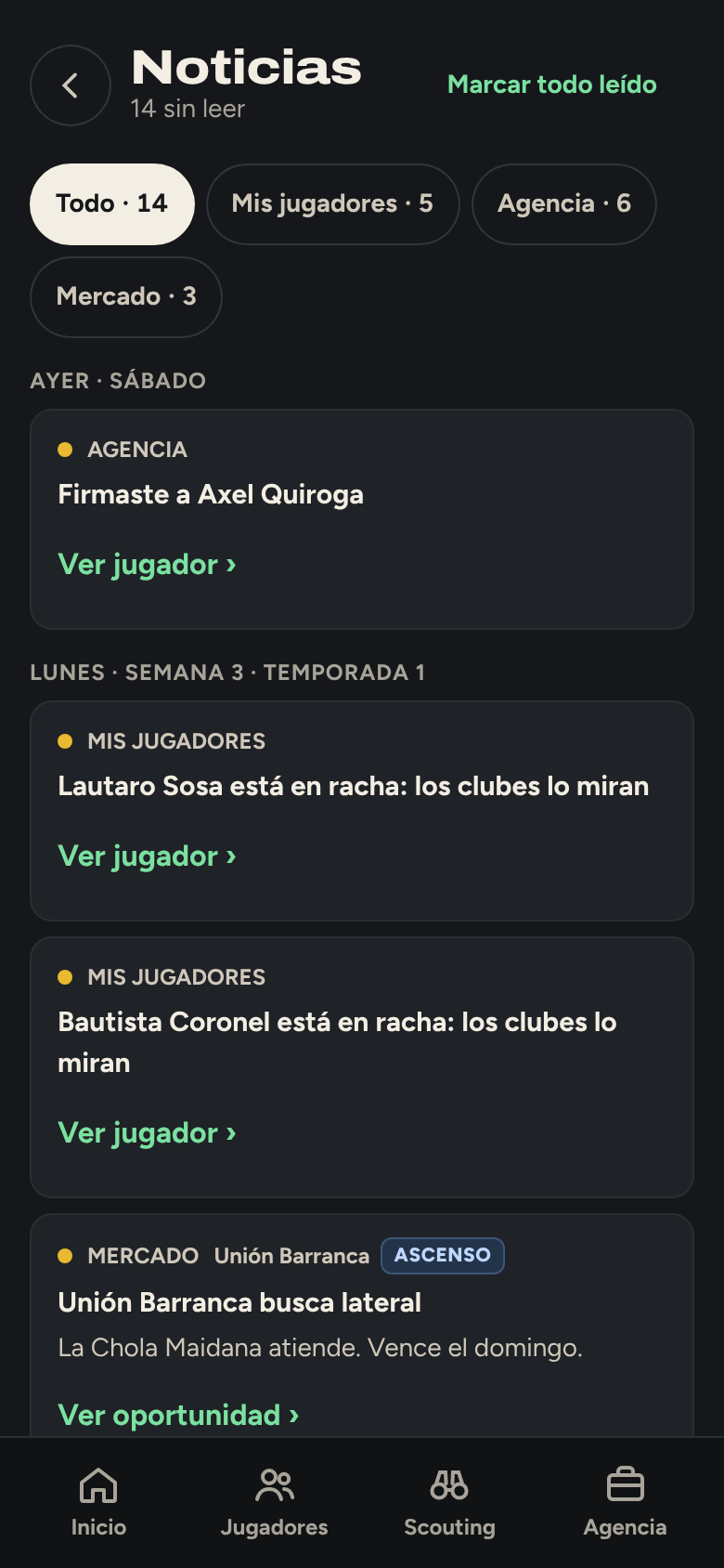 Captura: Noticias de la semana